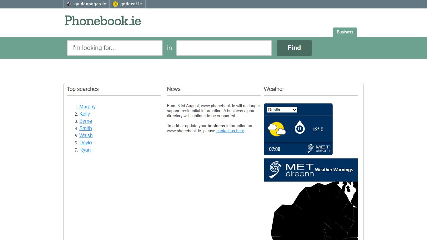 phonebook online: residential and business name search directory for ...